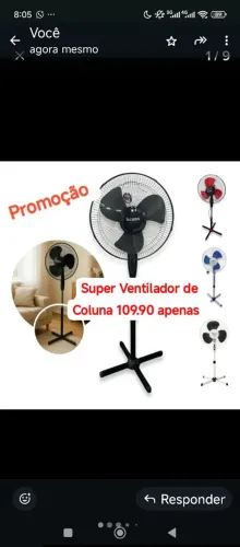 Ventilador de Coluna super forte