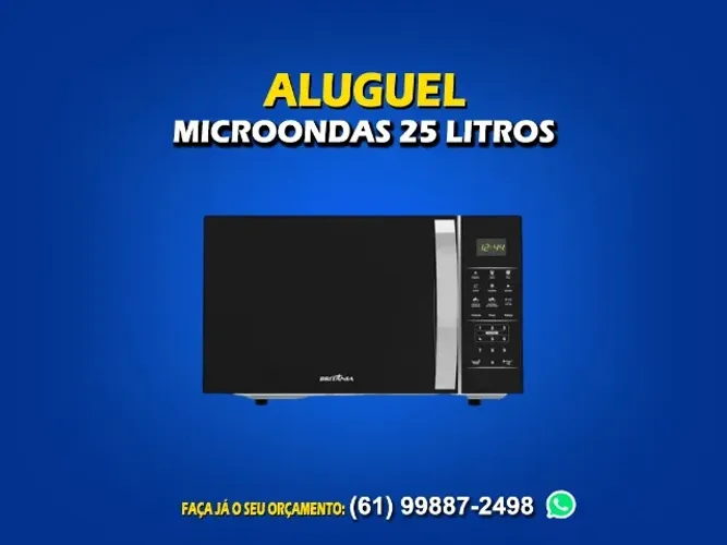 Aluguel de micro-ondas 25 litros