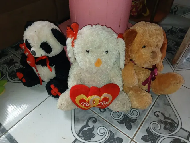 Urso de pelúcia desapego