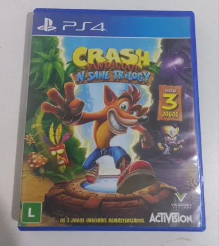 Jogo PS4 / Crash Trilogy / Original