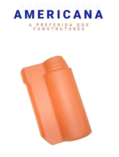 Telha americana capa e bica colonial