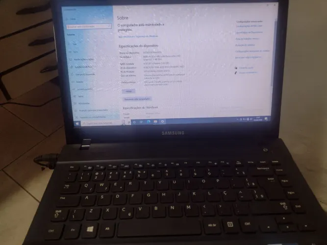Notebook Samsung np275e com 6 gb de ram e hd ssd 240gb