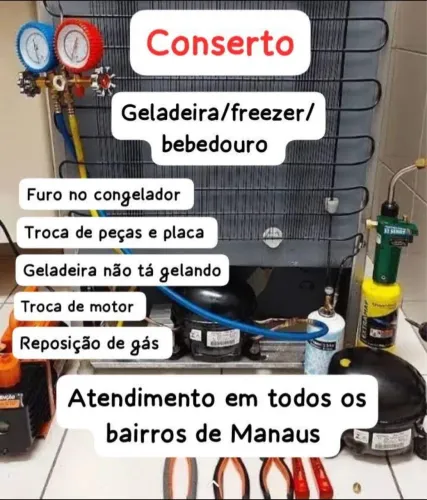 Concerto de Geladeira&Freezer a Domicílio