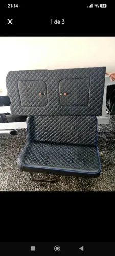 Sofá cama gaucha para caminhões Volkswagen modelo novo 3/4