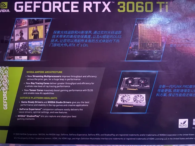 Vendo RTX 3060 ti gddr6x 