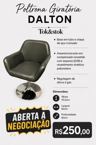 Poltrona giratória  toca stock 