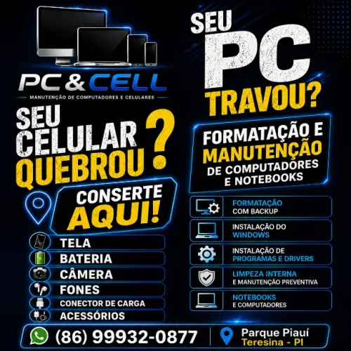Assistência Técnica - Informática - Computador - Celular - AQUI
