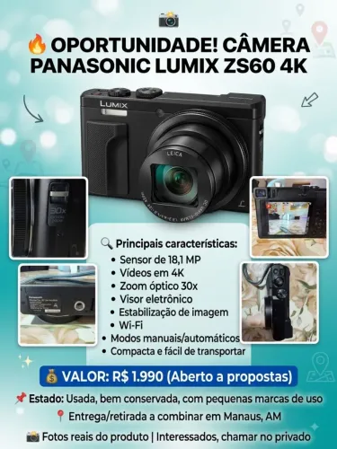Câmera Panasonic