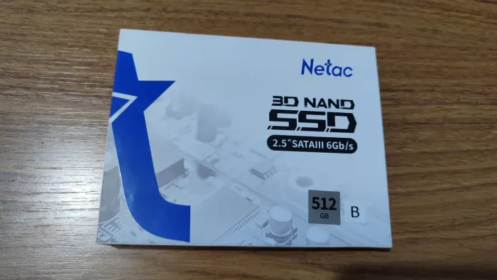 SSD sata Netac 512gb novo.
