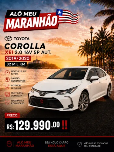 Toyota Corolla XEI 2.0 Flex 16V Aut. 2020