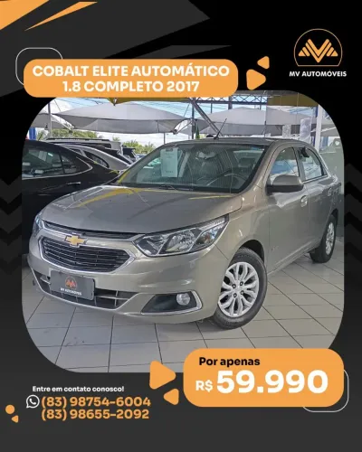 Chevrolet Cobalt Elite 1.8 8V Econo.flex 4P Aut. 2017