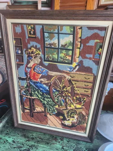 Tapeçaria emoldurada