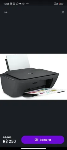 Impressora HP 2774 VAI COM 4 CARTUCHOS