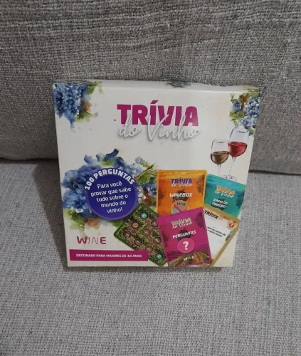 Jogo Trívia do Vinho da Wine novo