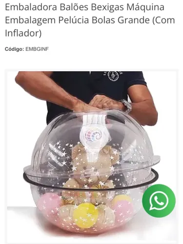 Infladora de bubles e bexigas Ciclon