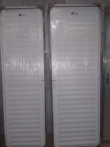 porta veneziana de alumínio branca completa 699,90 a vista 