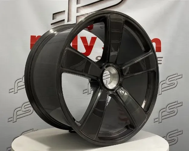 Jogo de Roda Porsche 911 Targa 5 GTS Forged Aço Escovado Grafite  Center Lock- 20x9  e 20x