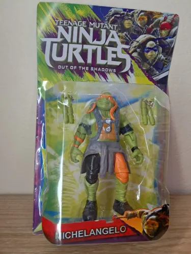 Boneco Colecionável Tartaruga Ninja Michelangelo (Novo)