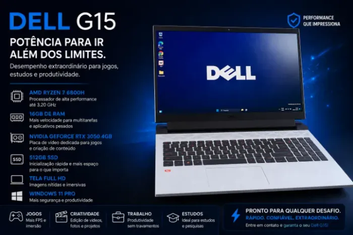 Notebook Dell G15 - GAMER