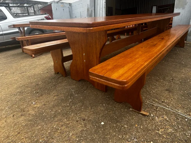Mesa rústica 3,50mts
