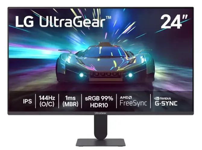 (Lacrado) Monitor LG ULTRAGEAR 24p - Full HD 144hz