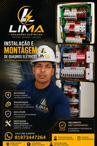 Eletricista Profissional | Quadros Elétricos, Energia Solar, Residencial e Comercial