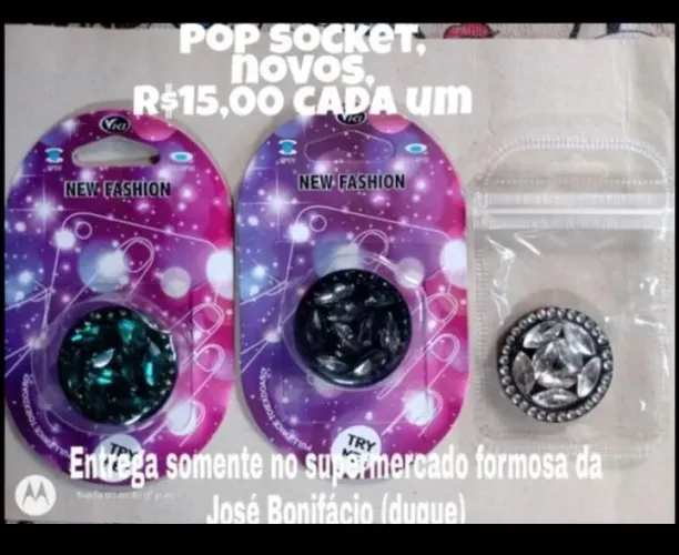 Pop socketes suporte para celular novos r$15 cada um