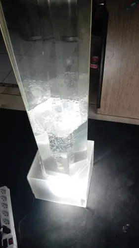Colunas aquário de acrílico para casamento