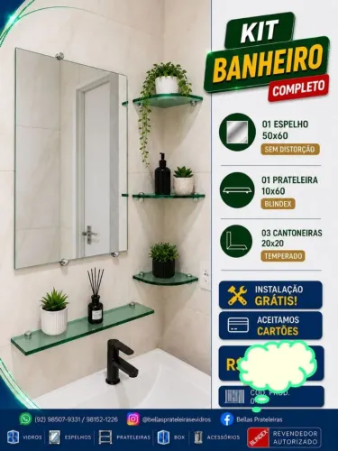 Jogo de banheiro a pronta entrega