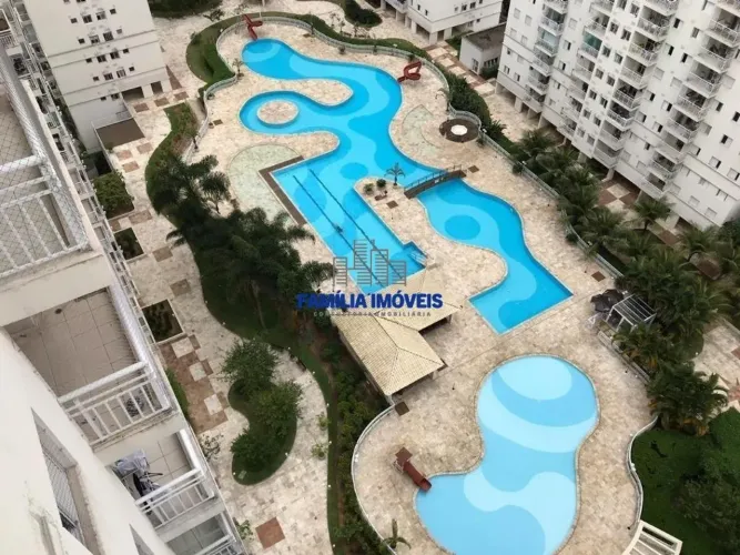 Apartamento para alugar 2 quartos 1 vaga Lazer Aqcua play Santos