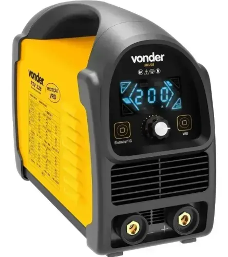 Inversor para solda com eletrodo e TIG, com display digital, bivolt, Riv 122 Vonder