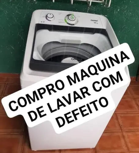 Máquinas de lavar com defeito 