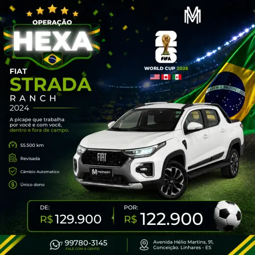 Fiat Strada Ranch 1.0 Flex Turbo CD Aut. 2024
