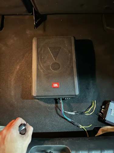 Caixa Amplificada Jbl Slim Sw8a-ms Subwoofer 200w + 2×100w