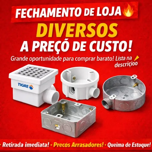 Caixa fechada - caixas - preço de custo