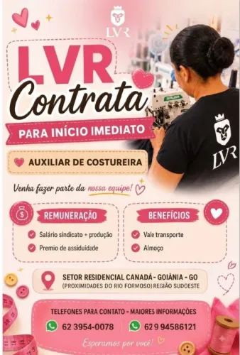 Auxiliar de Costureira