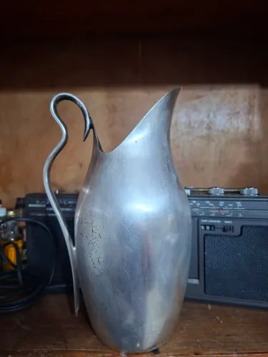 Antiga Jarra Meridional E.P.S Prata Anos 60 - Estilo Art Déco