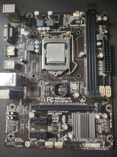 Placa mãe gigabyte h81m-h