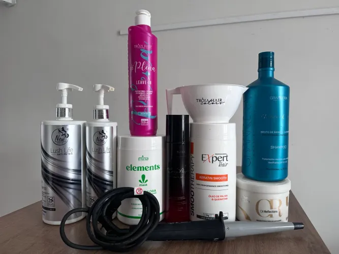 Kit profissional de cabelo + babyliss Lizz