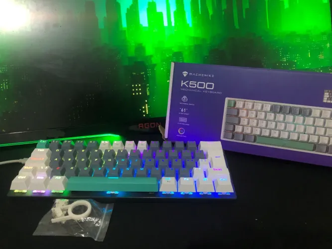 Teclado k500 60% - mecânico