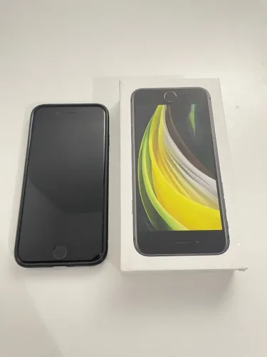 iPhone SE 2020 64GB Preto - Tela Original + Nota Fiscal + Caixa