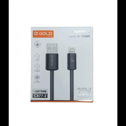 Cabo Gold CB77-2 Usb para Lightning Dados E Carregamento
