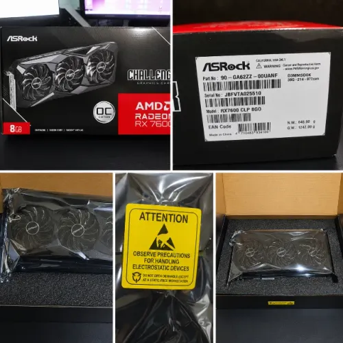 Placa de Video AsRock Radeon RX 7600 Challenger Pro OC, 8GB, GDDR6 (LACRADA)