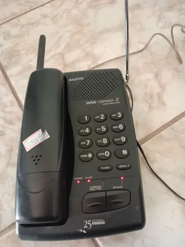 Telefone fixo sem Fio - Sanyo Super Compander