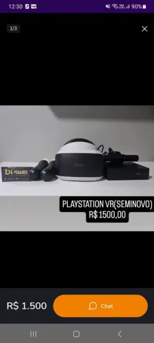 Óculo VR PS4 e PS5 " imperdível "SÓ R$: 800,00  pra sair Logo 