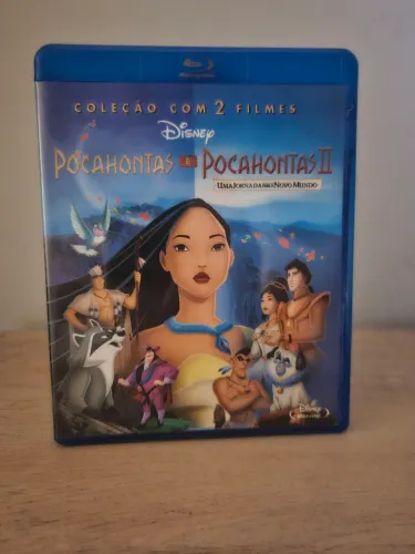 Pocahontas com 2 filmes 1 e 2 - Blu-ray - Disney 