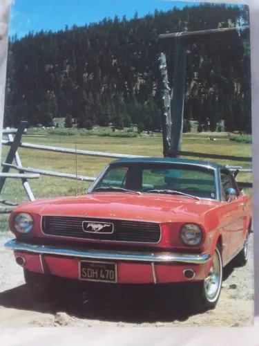 PÔSTER - CARRO ANTIGO - MUSTANG