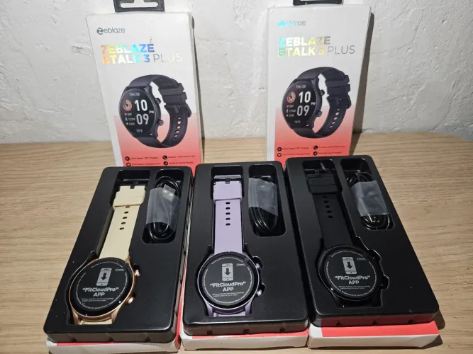 Relógio SmartWatch Zeblaze btalk 3 plus Novo