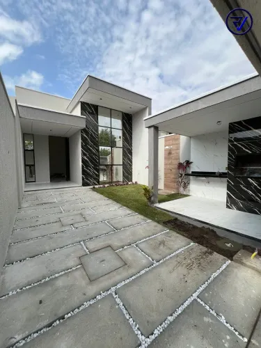 CASA PLANA DE ALTO PADRÃO NA SAPIRANGA | 3 SUÍTES