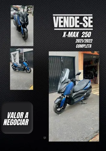 Yamaha X-MAX 250 ABS 2021/22 AZUL FOSCO OPORTUNIDADE!
